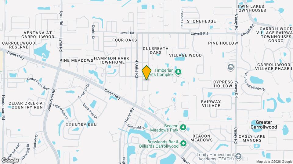 12312 Pittsfield Ave Map and Location Details