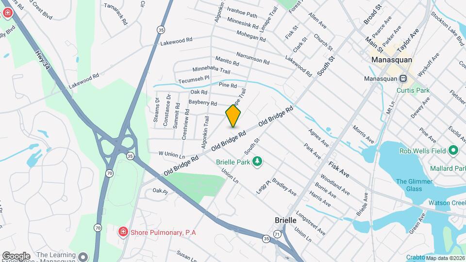 405 Old Bridge Rd Map and Location Details