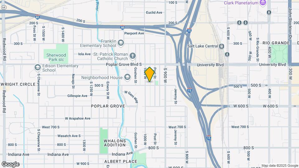 968 W 500 S Map and Location Details