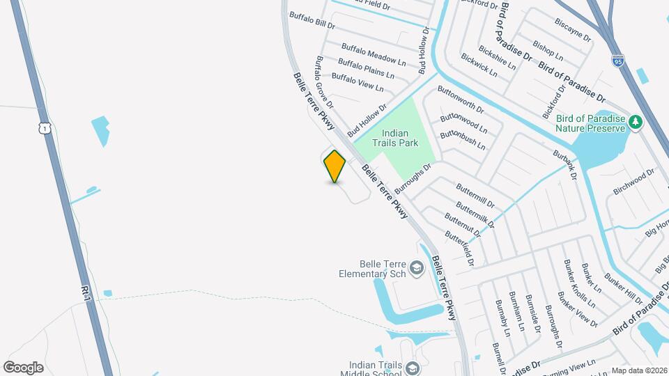 303 Redbud Rd Map and Location Details