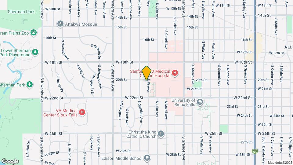 1203 S West Ave Map and Location Details