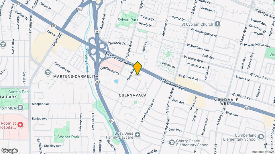 840 Williams Way Mapa y Detalles de la Ubicación