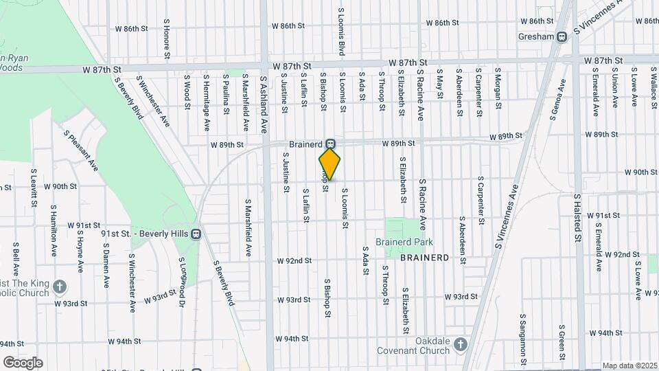 9001 S Bishop St Map and Location Details