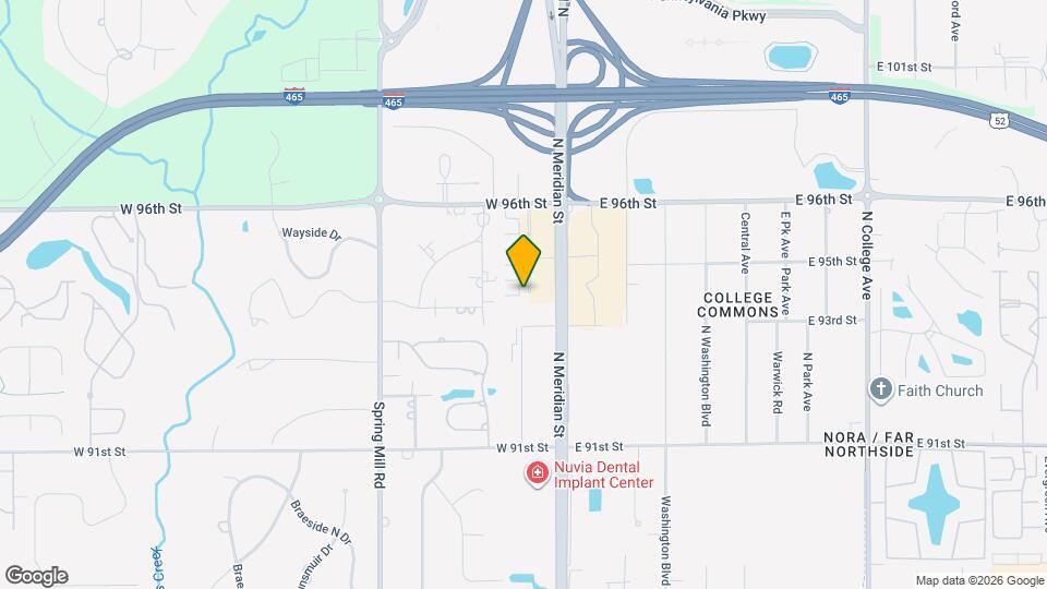 9408 Park Meridian Dr Map and Location Details