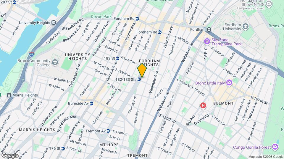 2230 Grand Concourse Mapa y Detalles de la Ubicación