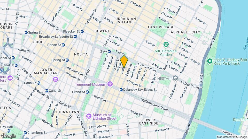 160 Ludlow St Map and Location Details