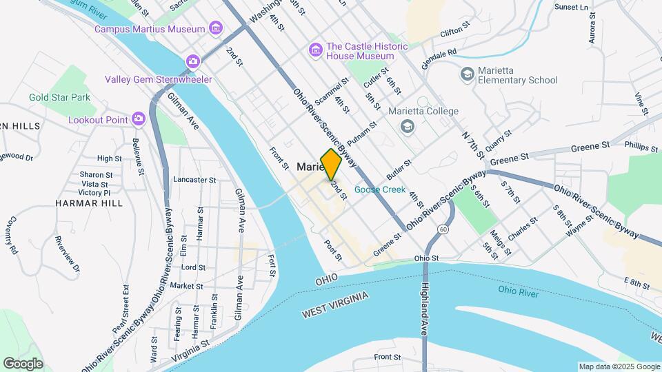 223 1/2 2nd St Map and Location Details