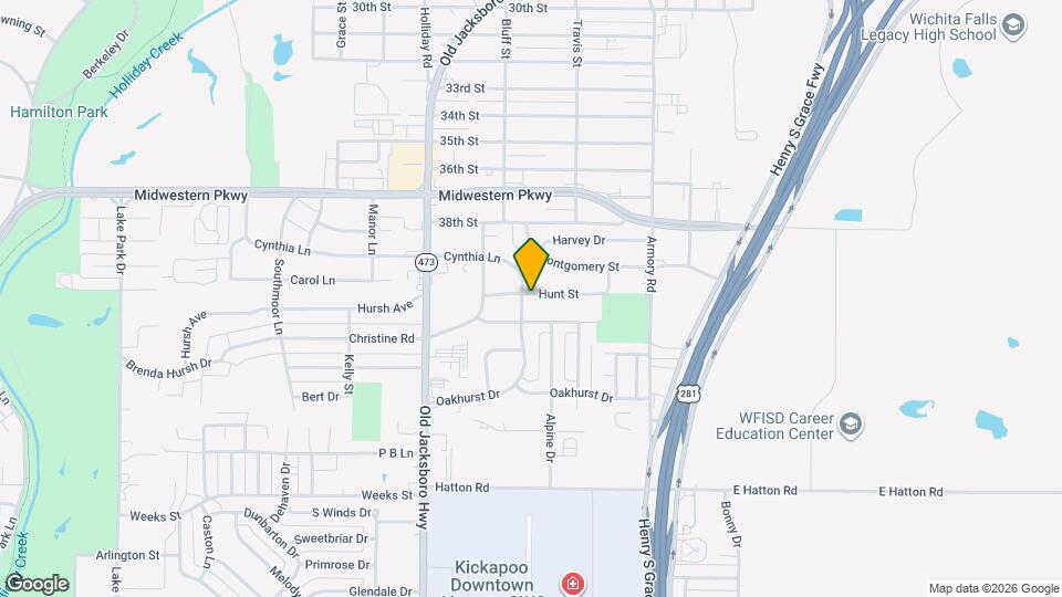 4001 Cynthia Ln Map and Location Details