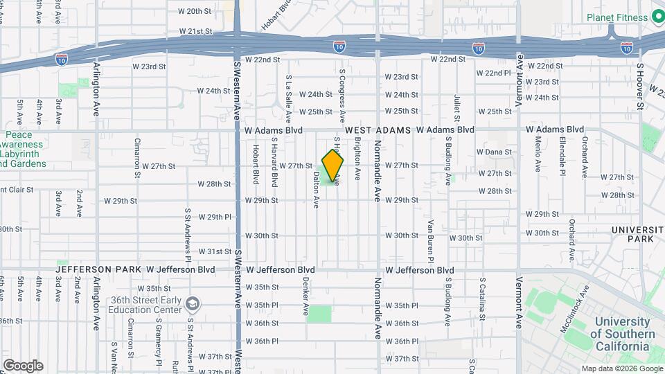 2807 Halldale Ave Map and Location Details