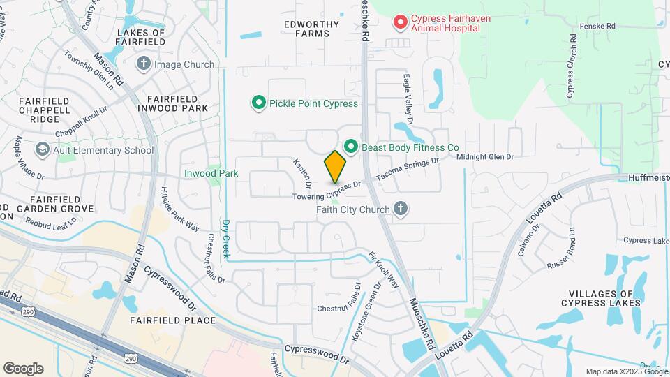 15303 Paxton Landing Ln Map and Location Details