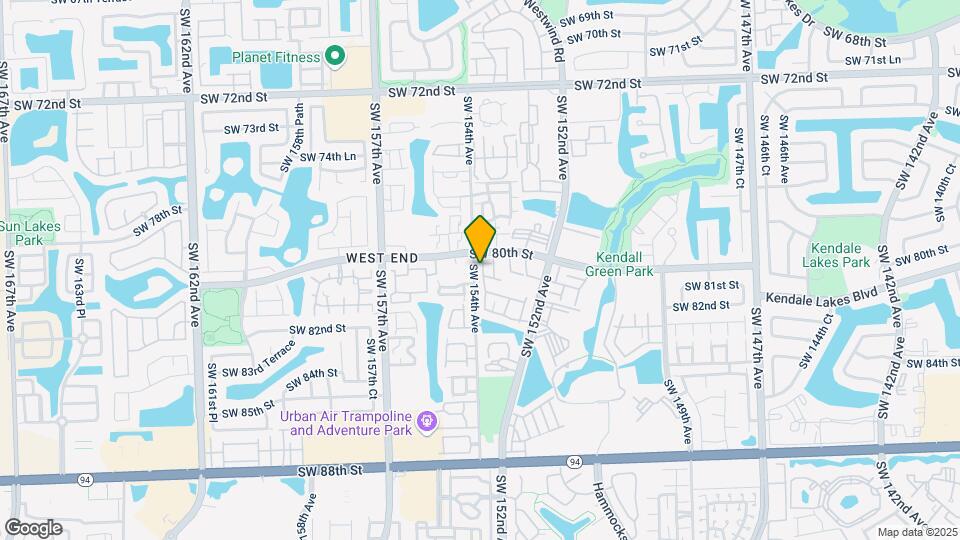8016 SW 153rd Pl Map and Location Details