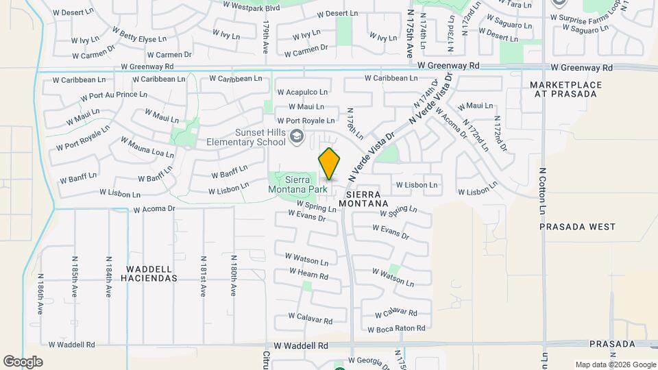 17727 W Banff Ln Map and Location Details