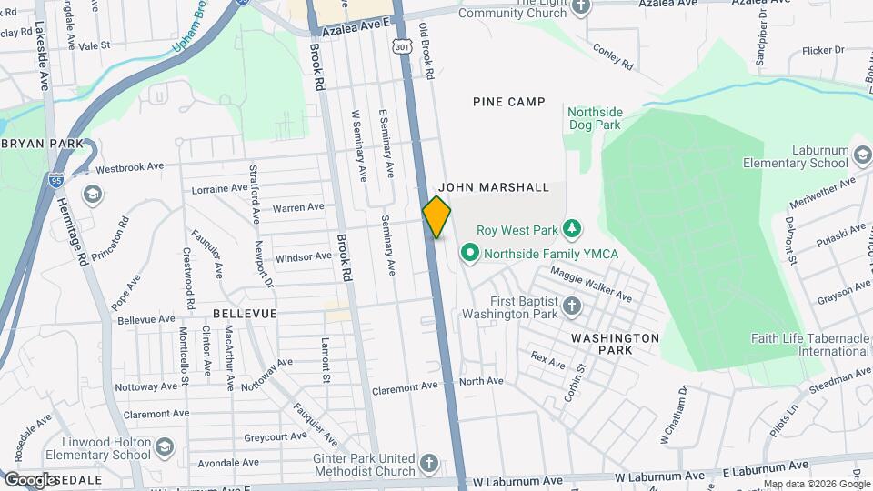 4223 Chamberlayne Ave Map and Location Details