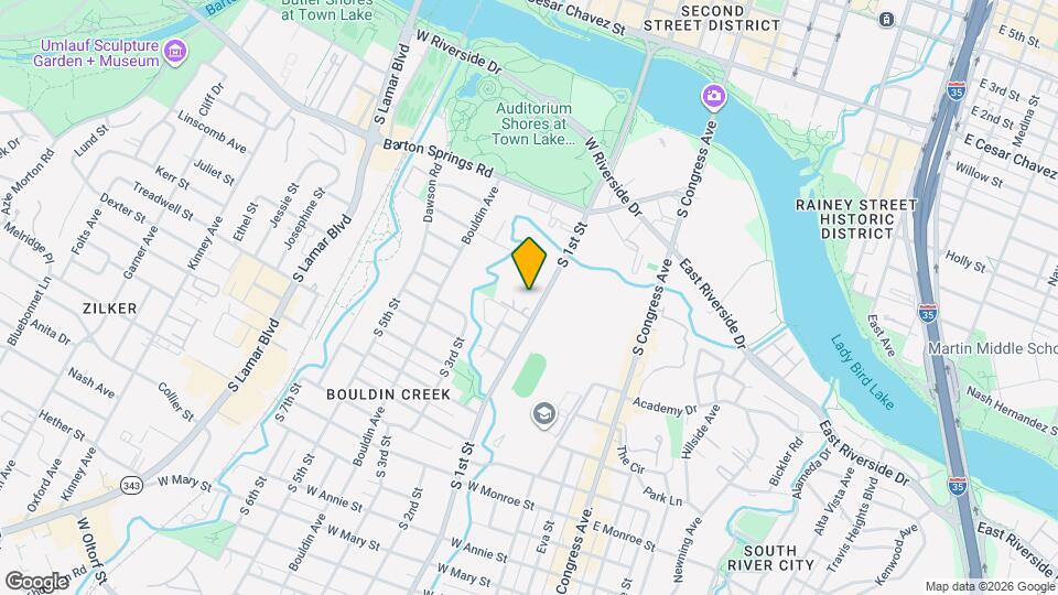 800 S 1st St Map and Location Details