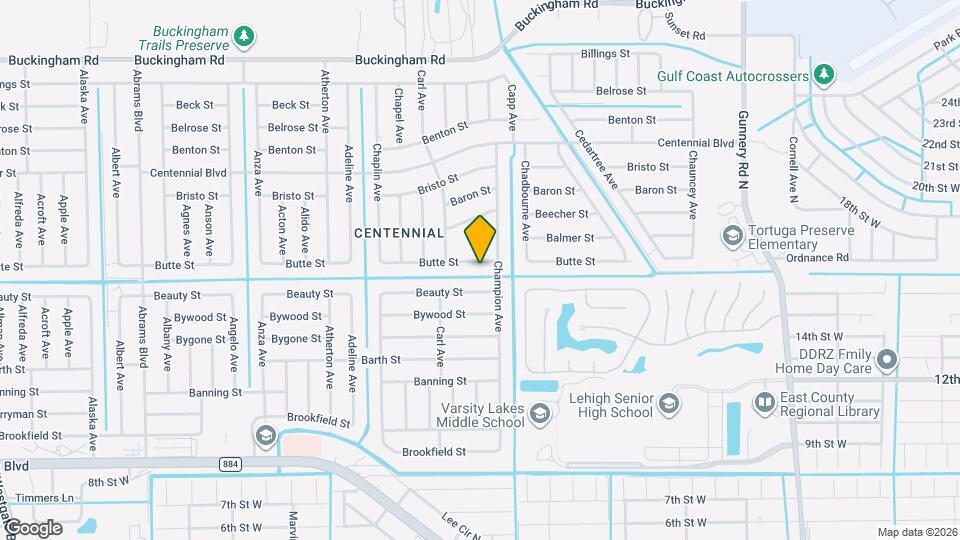 5215 Butte St Map and Location Details