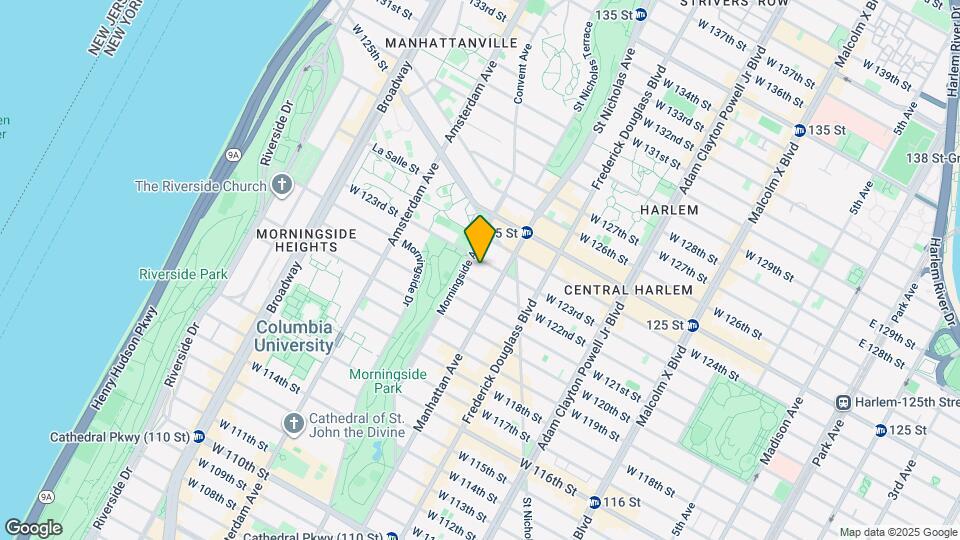 360 W 123rd St Mapa y Detalles de la Ubicación