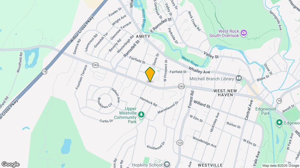 425 Fountain St, Unit 1st Floor Map and Location Details