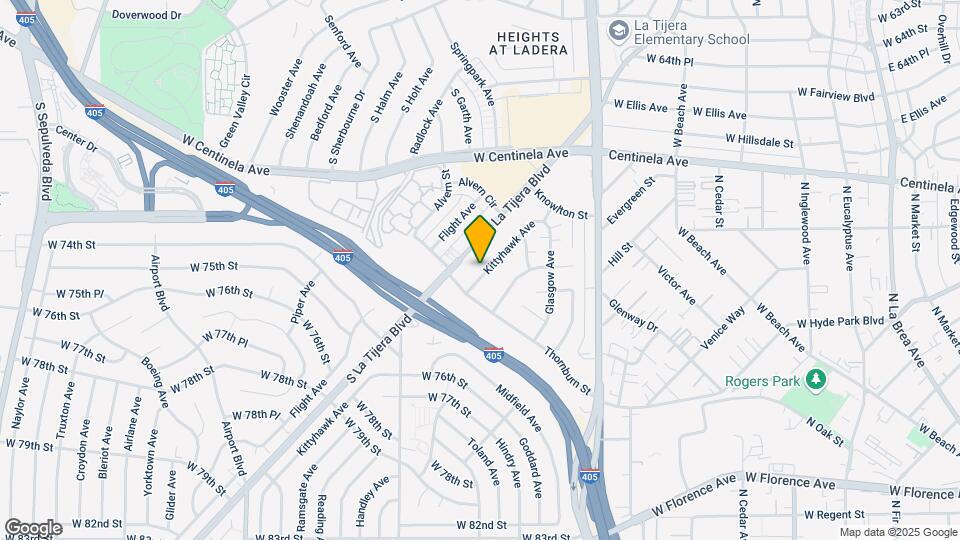 7119 Kittyhawk Ave Mapa y Detalles de la Ubicación