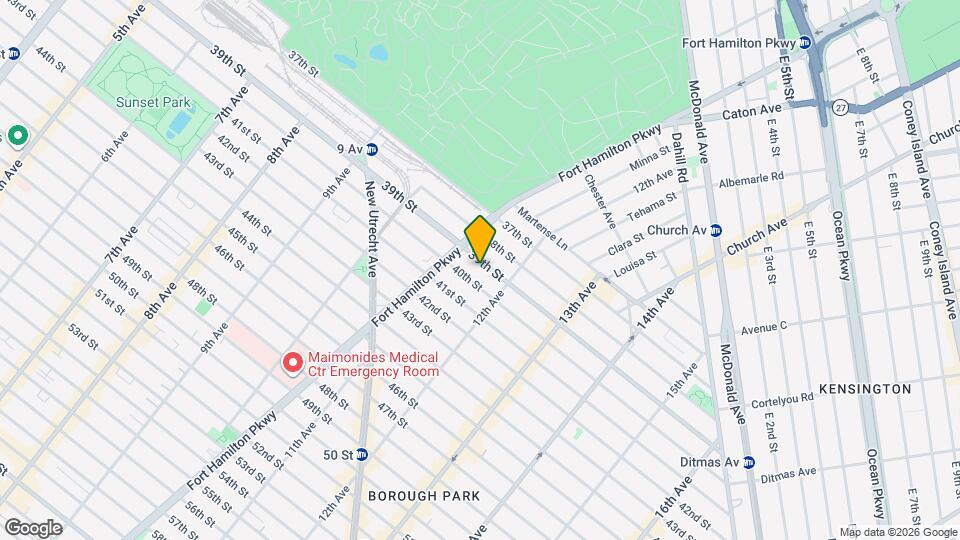 1130 39th St Map and Location Details