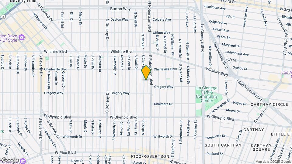 240 S Clark Dr Map and Location Details