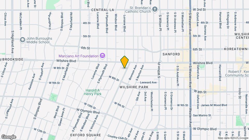 701 Crenshaw Blvd Map and Location Details