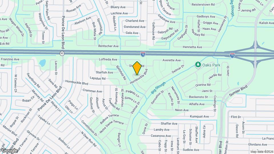 6048 Hornbuckle Blvd Mapa y Detalles de la Ubicación