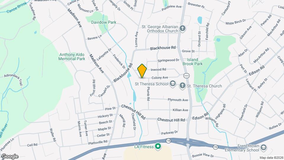 141 Colony Ave Map and Location Details