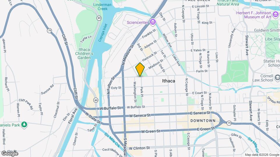 322 Park Pl, Unit #1 Map and Location Details