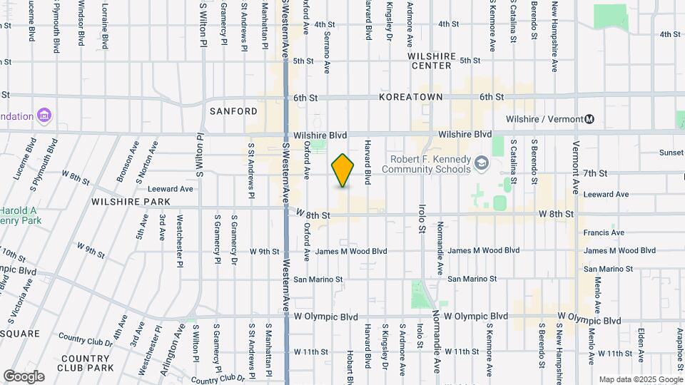 729 S Hobart Blvd Mapa y Detalles de la Ubicación