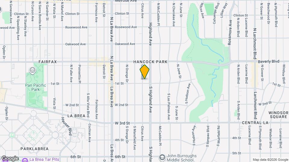 106 N Citrus Ave Map and Location Details