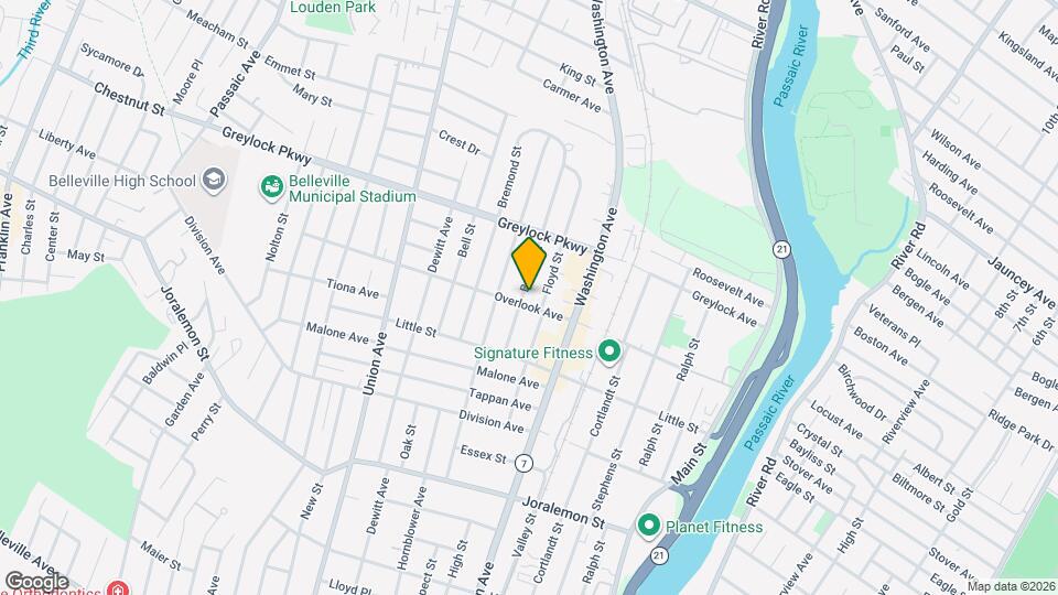 44 Overlook Ave Mapa y Detalles de la Ubicación