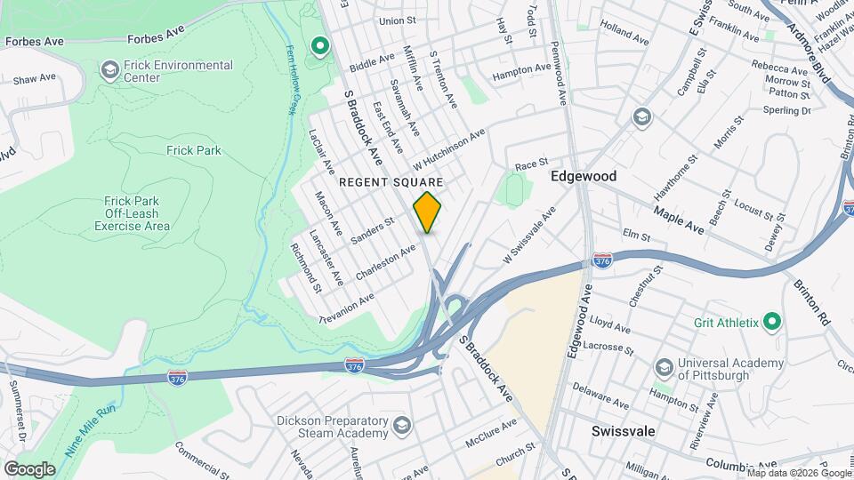 1301 S Braddock Ave Map and Location Details