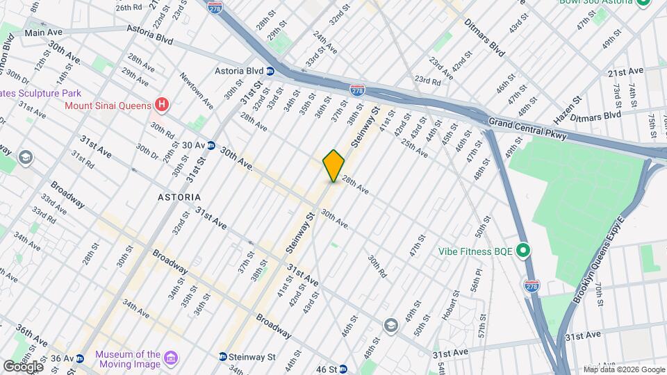 28-19 Steinway St Map and Location Details