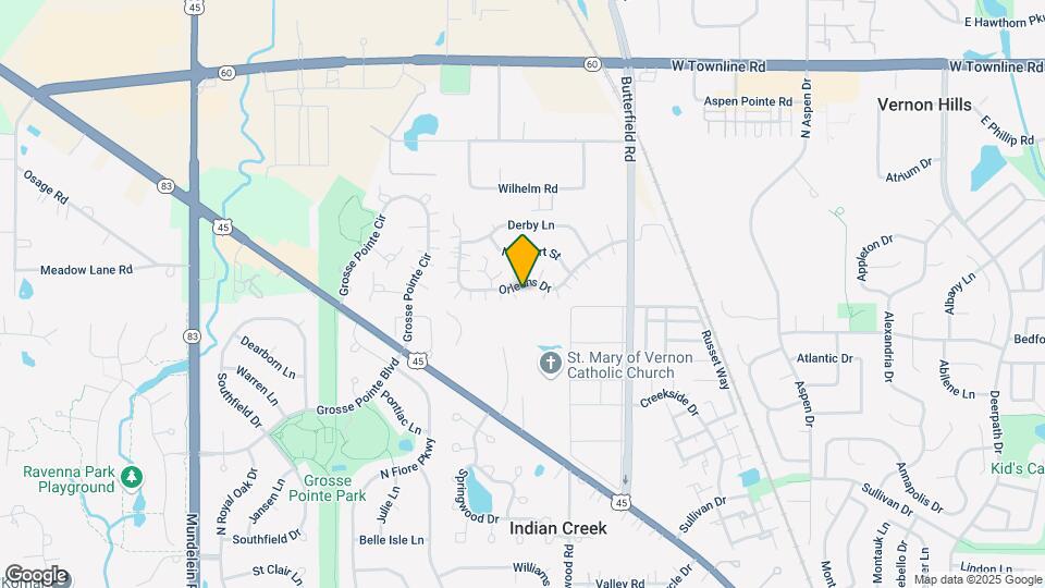 1325 Orleans Dr Map and Location Details