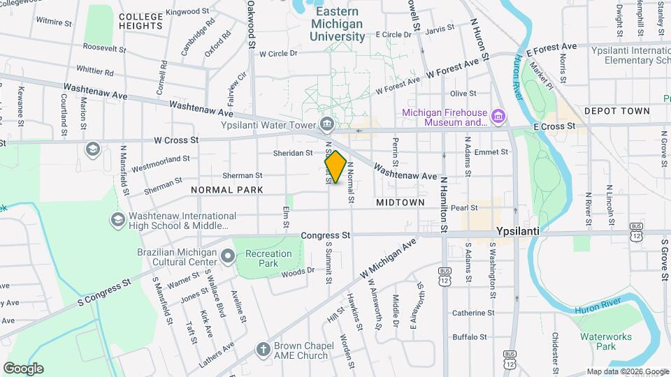 120 N Summit St Map and Location Details
