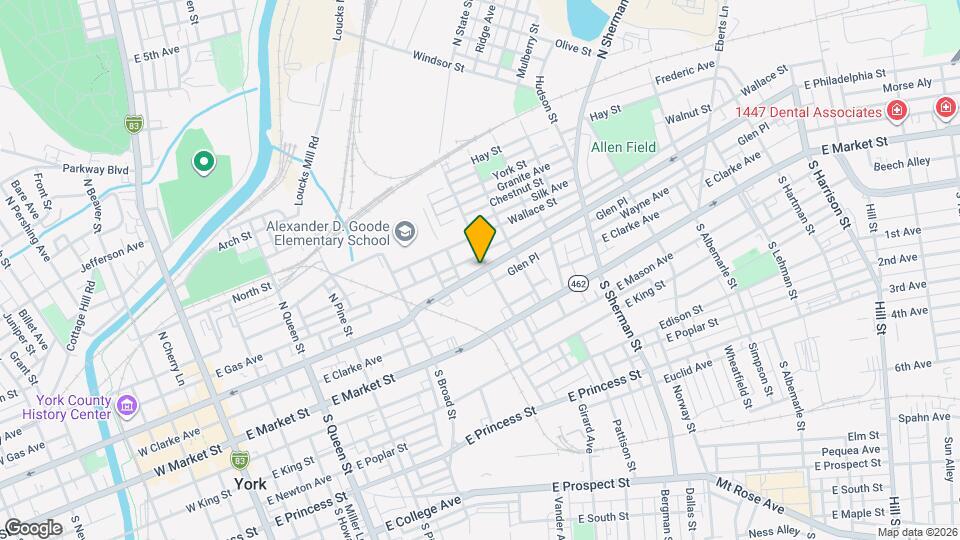 529 E Philadelphia St Mapa y Detalles de la Ubicación