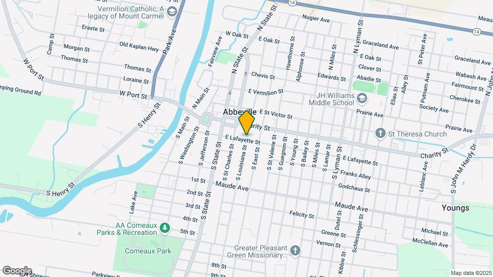 301 E Lafayette St Map and Location Details