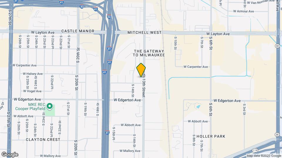 4961 S 13th St Map and Location Details