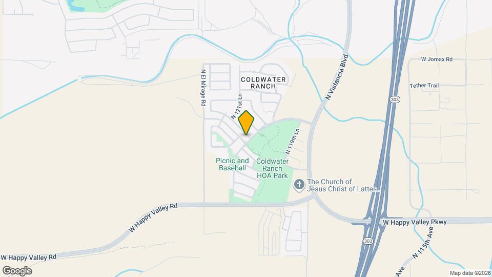 12109 W Desert Moon Way Mapa y Detalles de la Ubicación