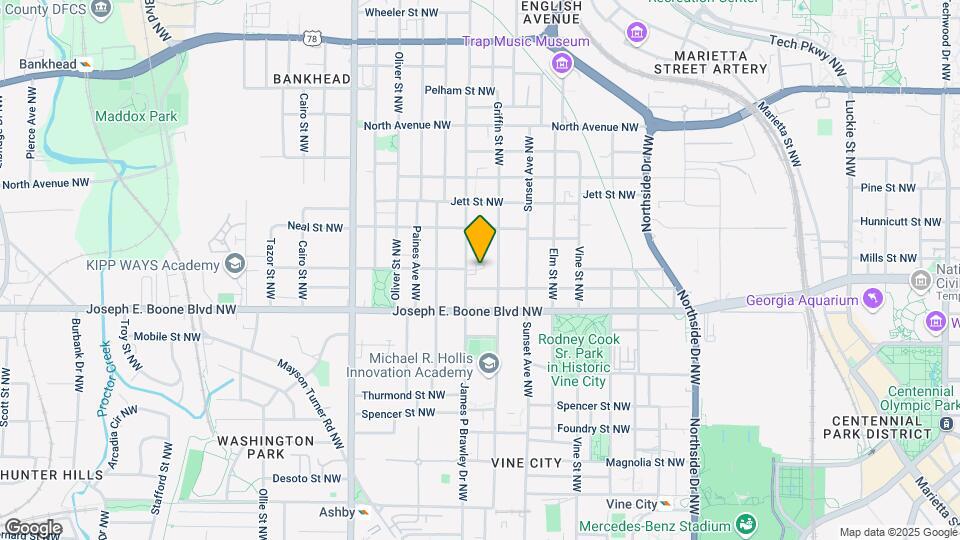 375 James P Brawley Dr NW-Unit -A4 Map and Location Details