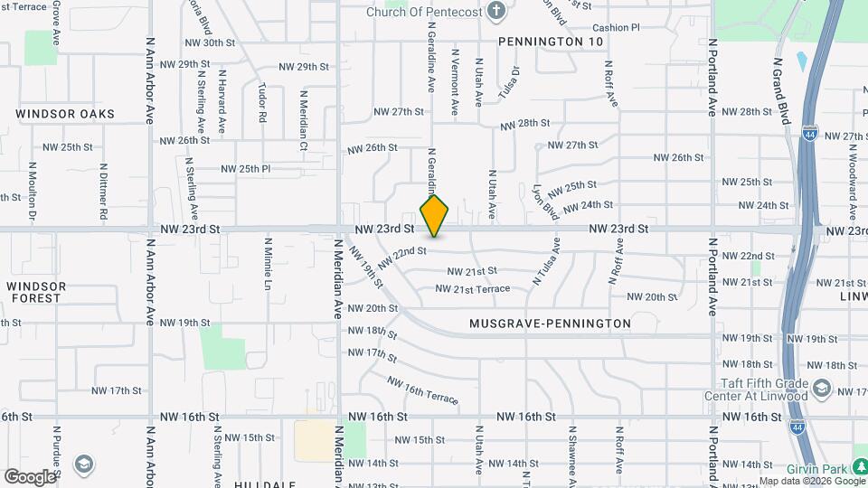 4233 NW 22nd St Map and Location Details