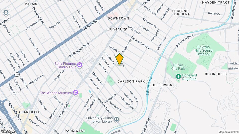 4222 Jasmine Ave Mapa y Detalles de la Ubicación