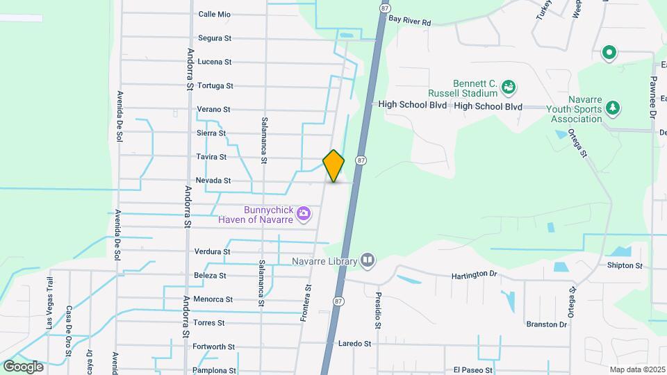8435 Nevada St Map and Location Details
