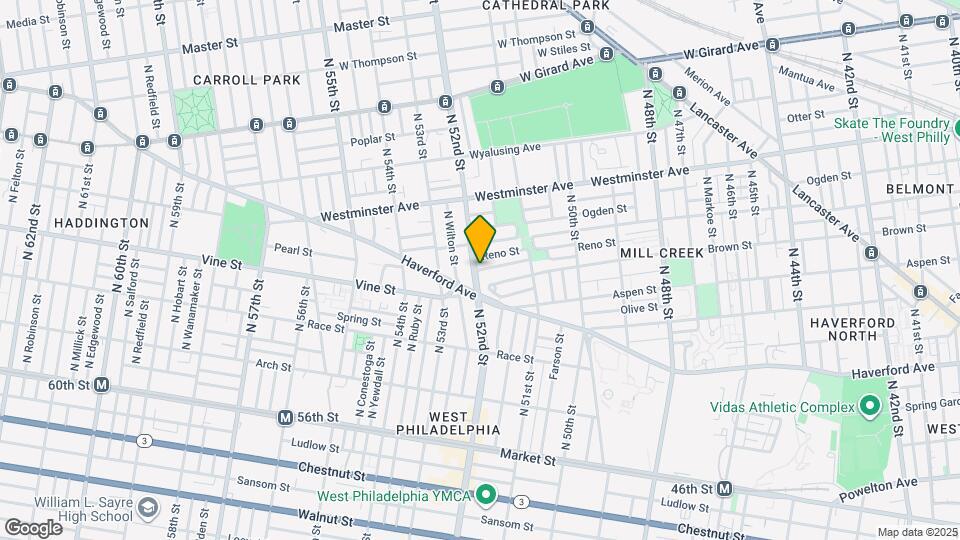 315 N 52nd St Map and Location Details