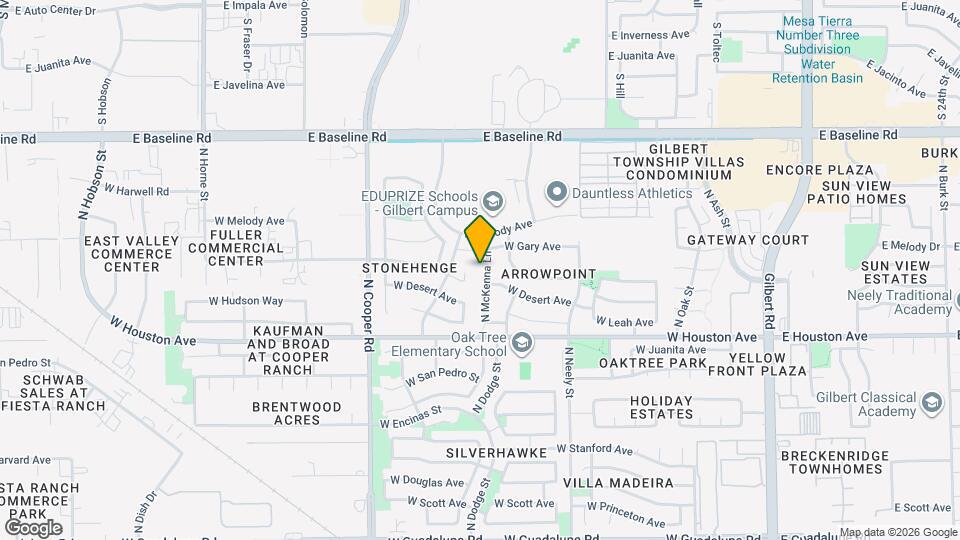 1342 N McKenna Ln Map and Location Details