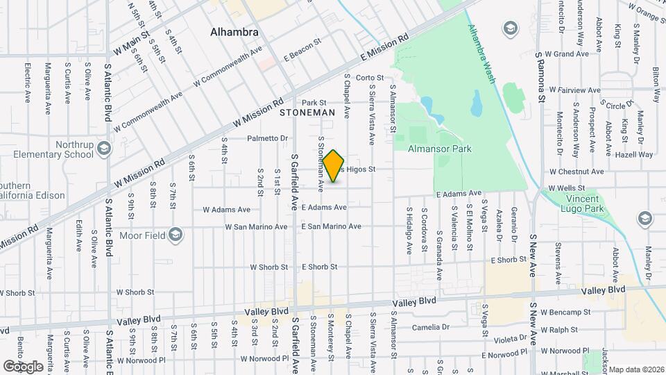 113-13 E Linda Vista Ave Map and Location Details