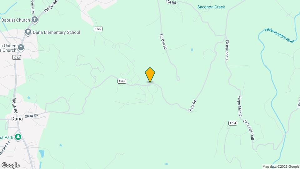 1260 Oleta Rd Map and Location Details
