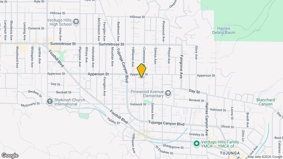 10241 Commerce Ave Mapa y Detalles de la Ubicación