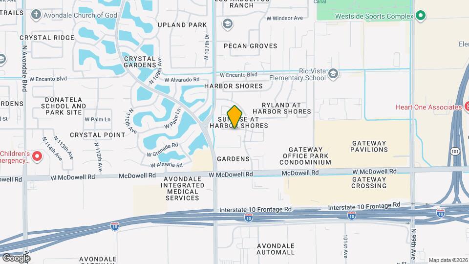 10617 W Coronado Rd Map and Location Details