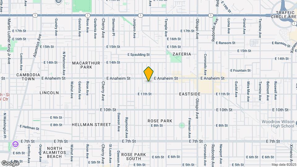 1207 Molino Ave Map and Location Details